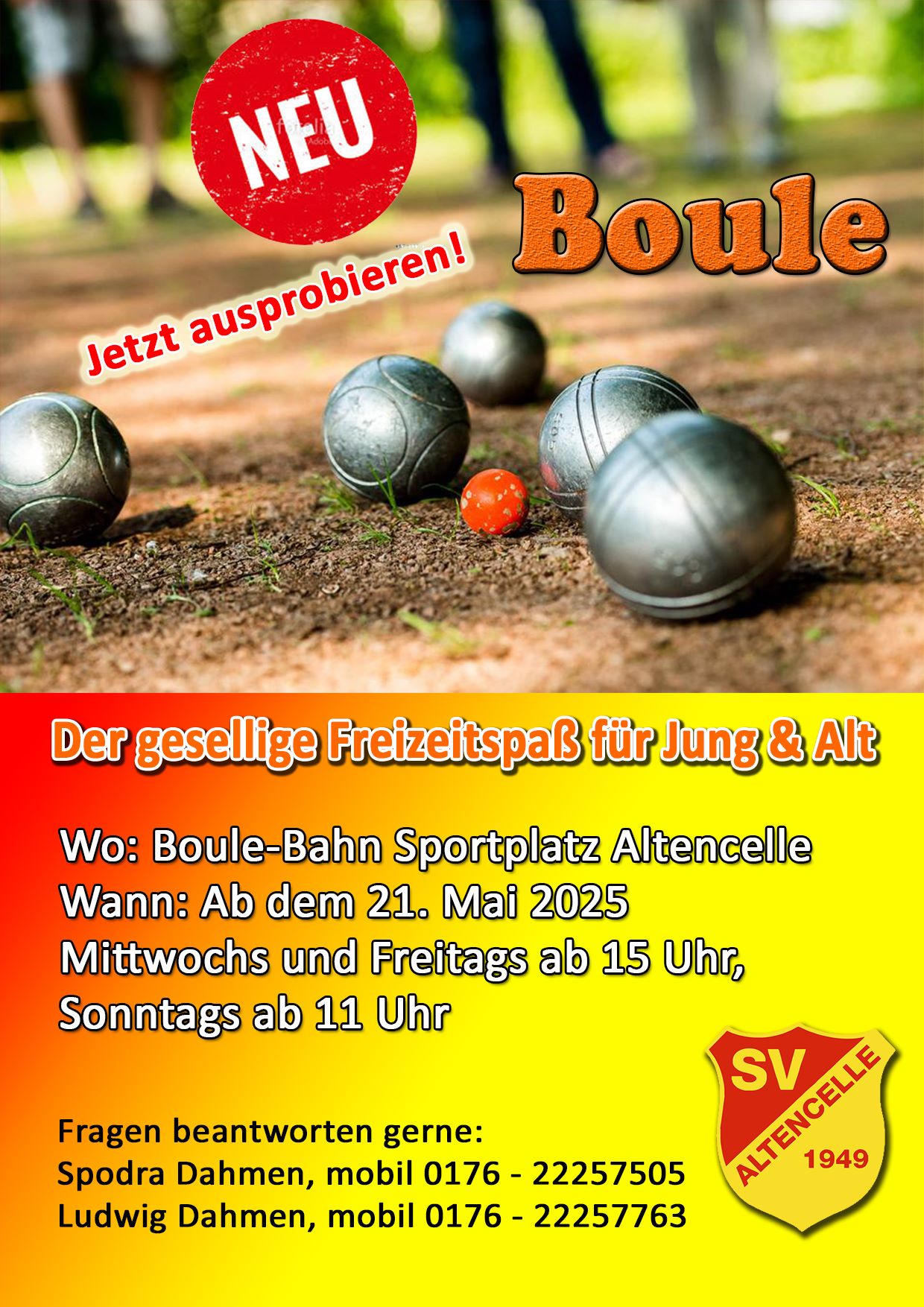 Jetzt ausprobieren: Boule