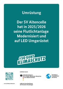 Unterstützung bei der Umrüstung  auf LED-Flutlicht